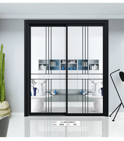 自带拉手推拉门  01