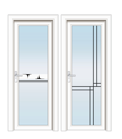 子弹头平开门 04